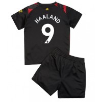 Manchester City Erling Haaland #9 Fotballklær Bortedraktsett Barn 2022-23 Kortermet (+ korte bukser)